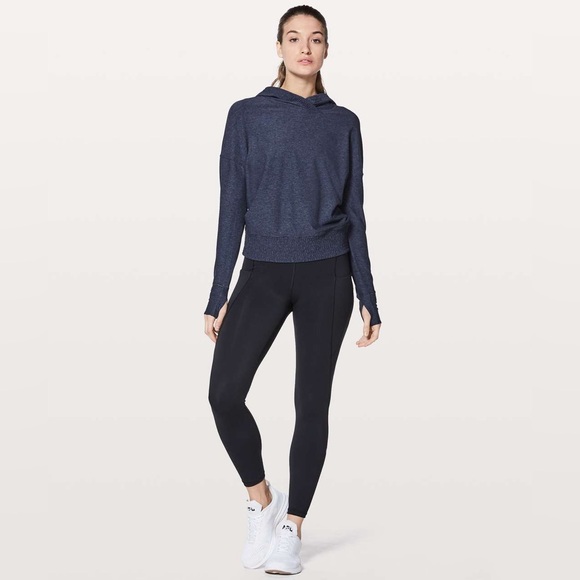 Lululemon Lead The Pack Hoodie - Stony Grape / Black Size 4 - Picture 9 of 10